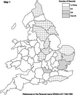 Map 1 shows the greatest concentration was in Essex and did not spread significantly, having no impact in the West