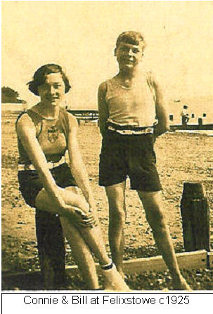 Connie & Bill at Felixstowe c1925