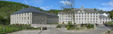 Cressbrook Mill today after conversion to luxury homes