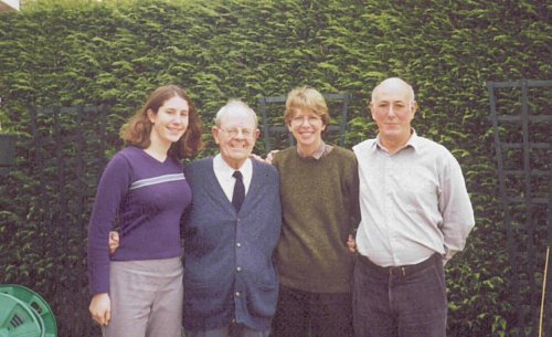 Linda and family meet up with Fred. From the left: Heather, Fred, Linda & Mel