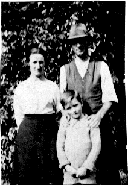 TWJ Solley as a child with his parents