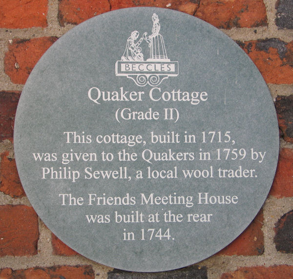 Quaker Cottage in Beccles owned by Philip Sewell