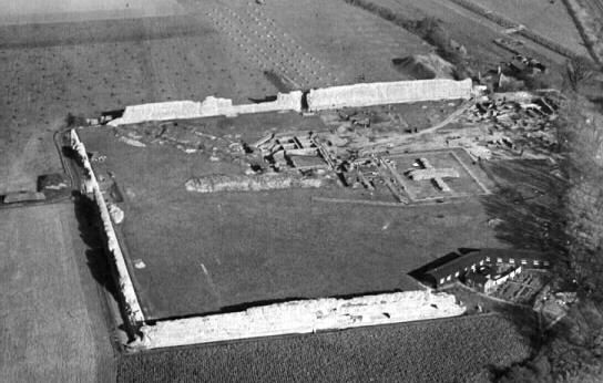 Aerial View of Richborough Castle