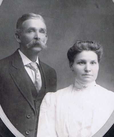 Robert Saul and Elizabeth Coleman, 1884, at about the time of their marriage