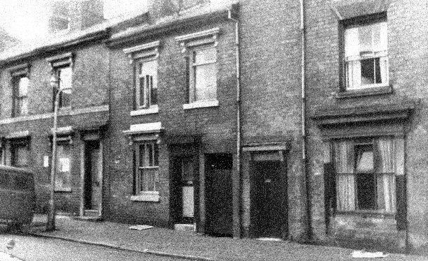 Moreton Street, Birmingham, taken in 1969 (No.7 is the house on the left by the lamppost)