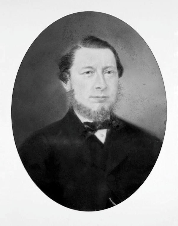 Portrait of Thomas Saul aged about 40, mid 1860s, artist unknown