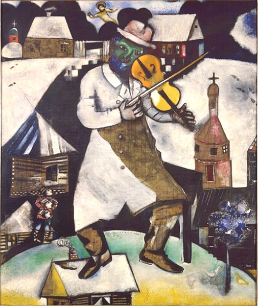 The Fiddler by Marc Chagall, c1912