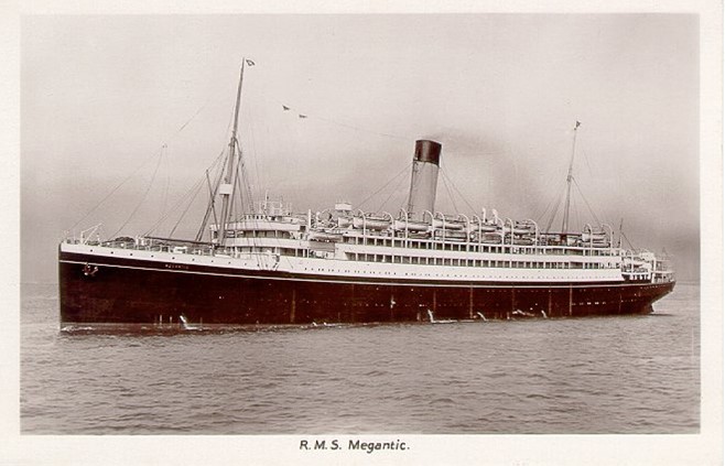 SS Megantic on which Arthur George Saul emigrated to Canada as a Home Child