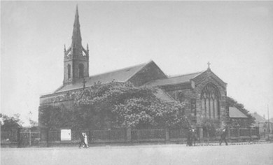 St Saviours Church, Tynemouth, Mayson Sewell and Mary Anne Golightly married here in 1877. With kind permission of the Vicar