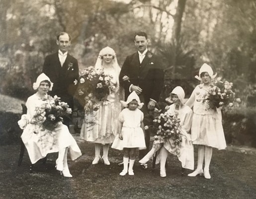 John Bycroft Saul’s wedding to his second wife Juliana Margaret Watson in 1925