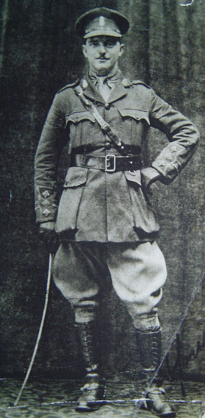 Charles Leslie SOLE in the army taken in 1918