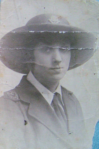 Blanche Amy (Rose) (nee STURMAN) in her VAD uniform (1918)