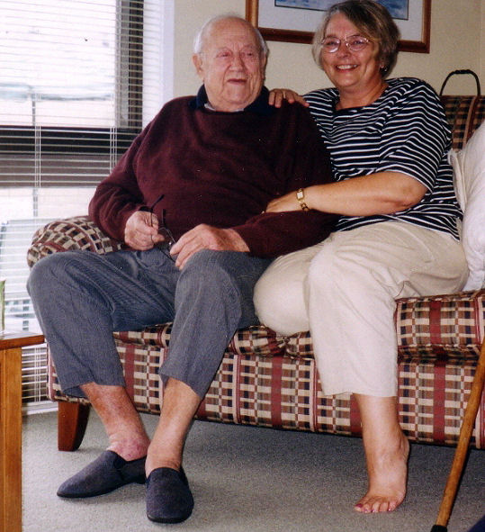 James Lester and his daughter Sue SUTTON in 2003