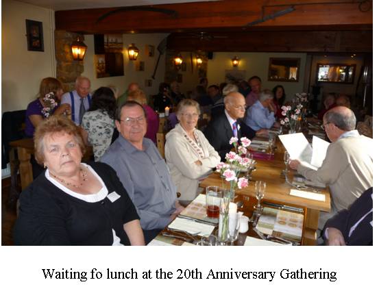 Waiting for Lunch at the 20th Anniversary Gathering