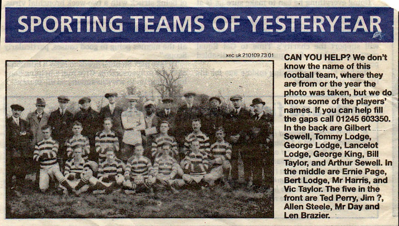 Sewell Footballers, Gilbert Sewell and Arthur Sewell